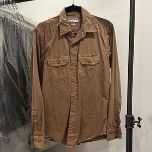 American 🇺🇸 Apparel Teill tan Button-Up Shirt